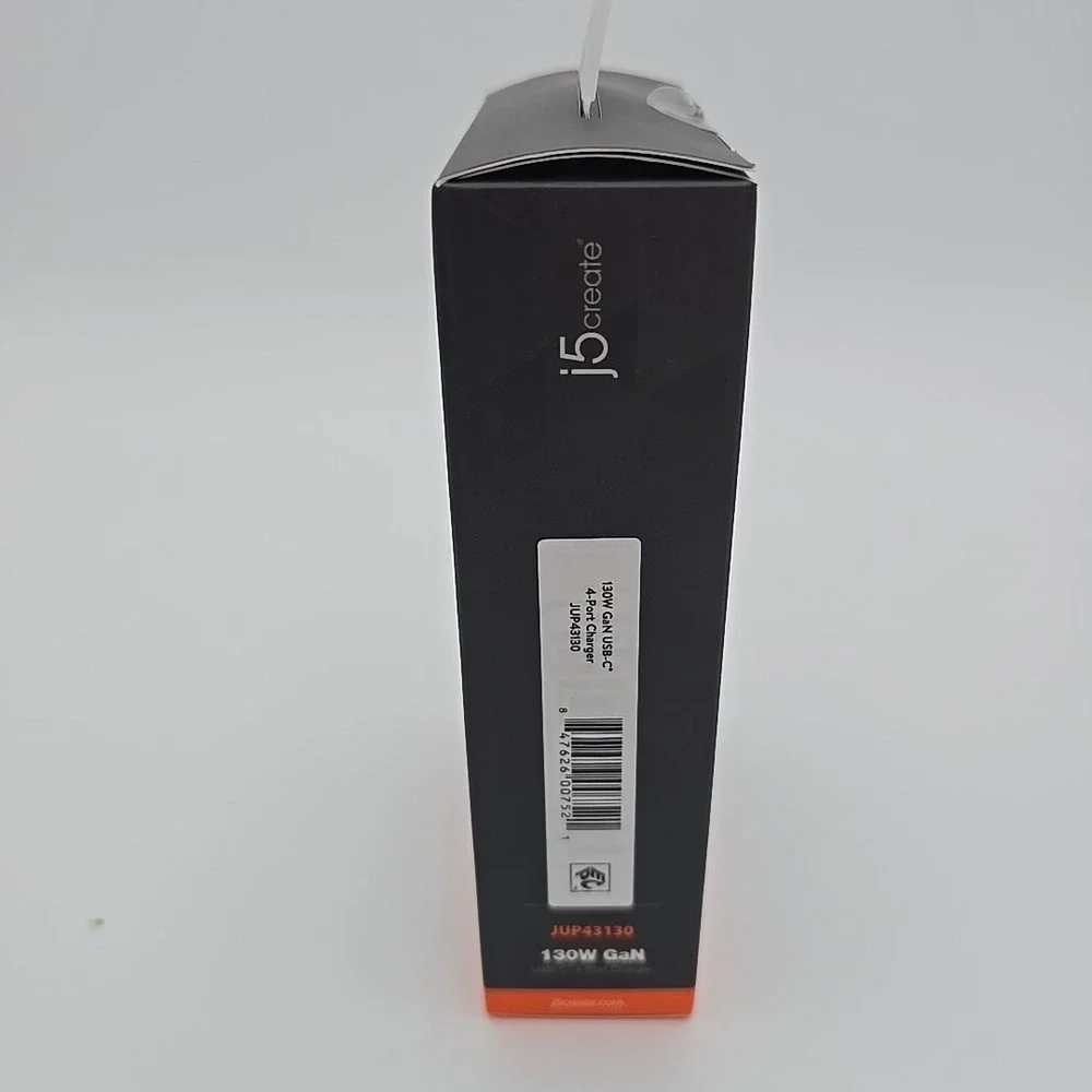 j5 Create‎ 130W GaN USB-C 4-Port Charger JUP43130 Charge 4 Devices at Once.
